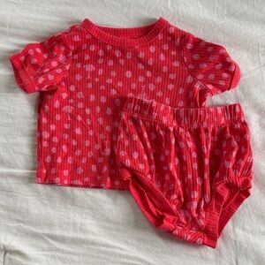 Cat & Jack Vibrant Red Baby Top